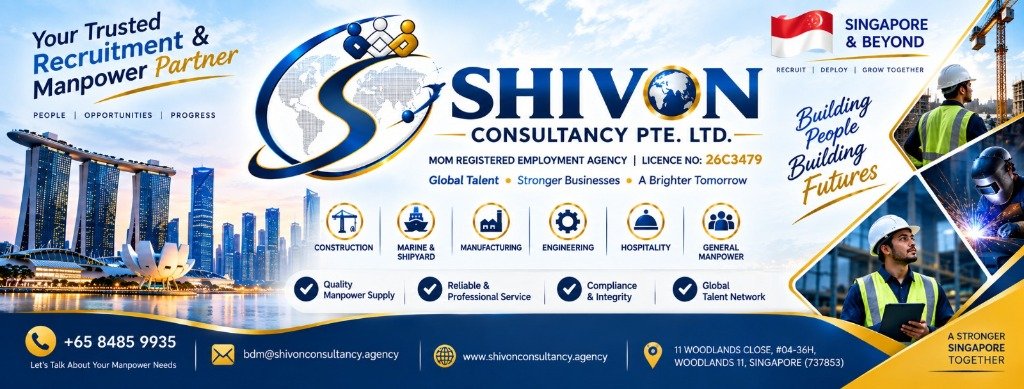 Shivon Consultancy Pte. Ltd. Singapore Recruitment